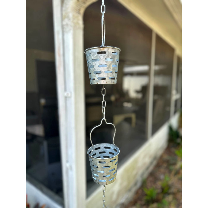 Gracie Oaks Tauqeer Metal Rain Chain Wayfair